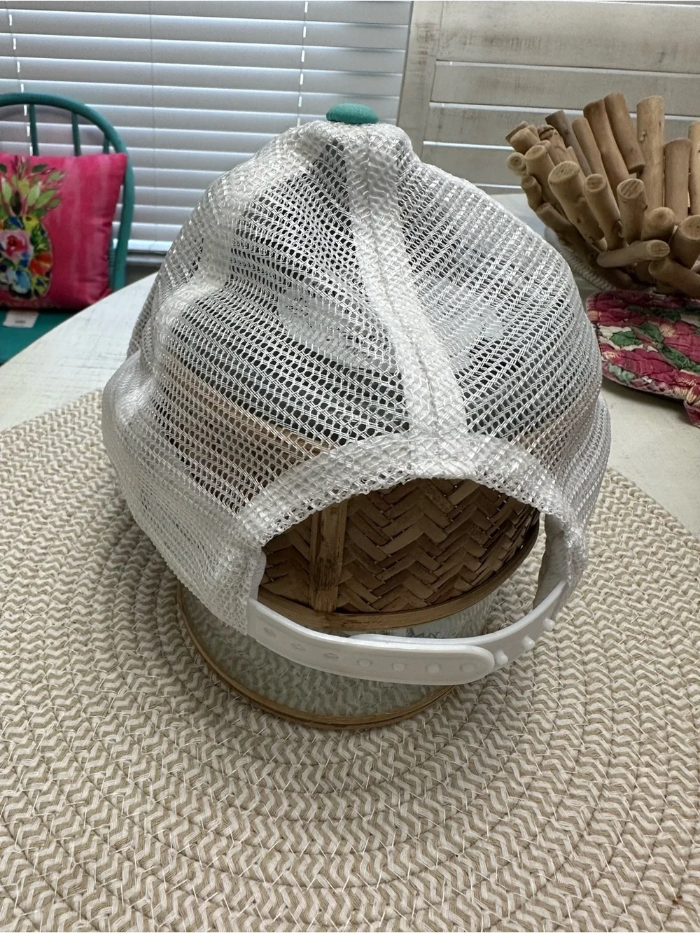 Salt Life Teal Sea Life Mesh Back Cap